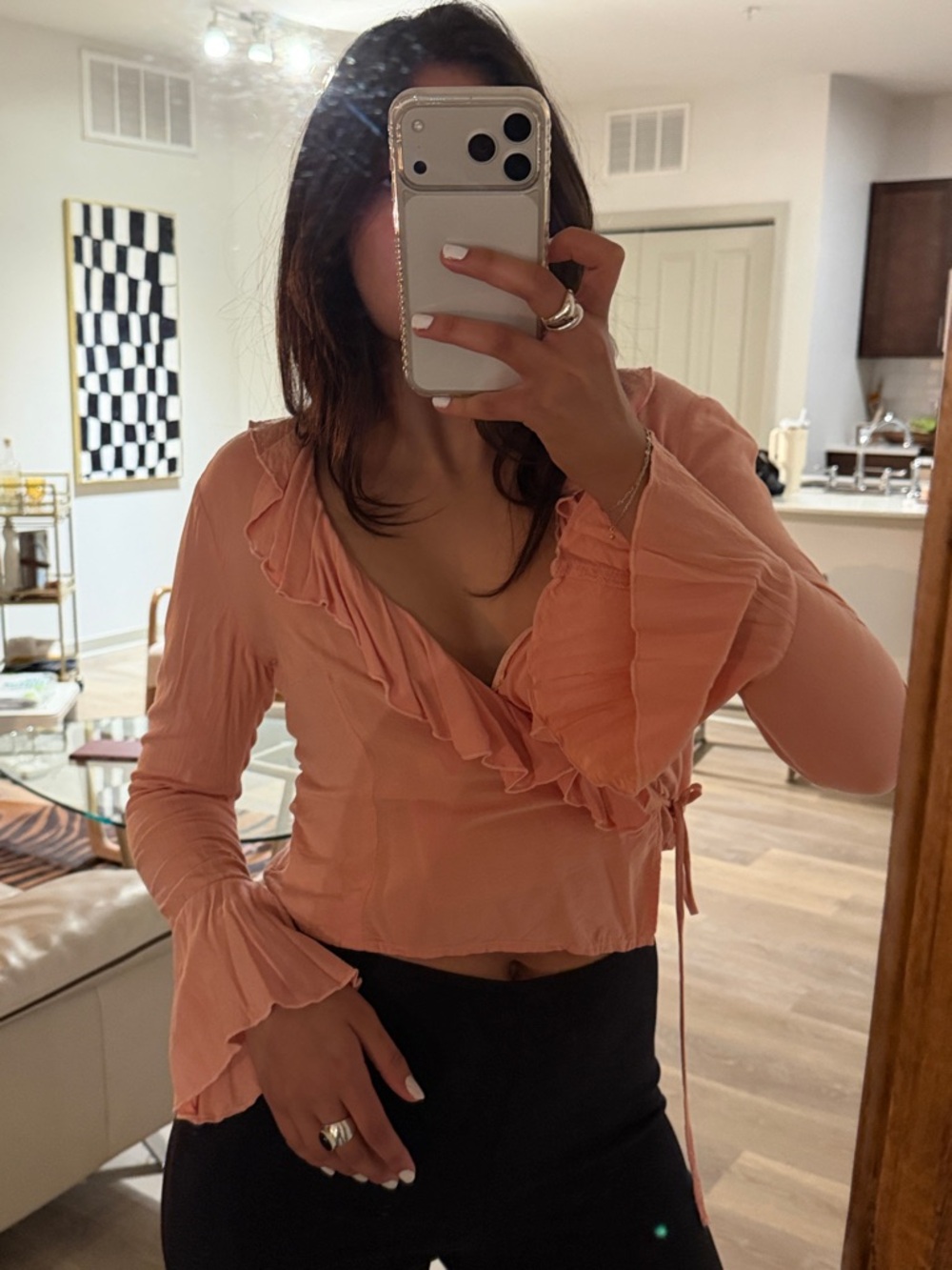 LISA SAYS GAH! ruffle top✨✨